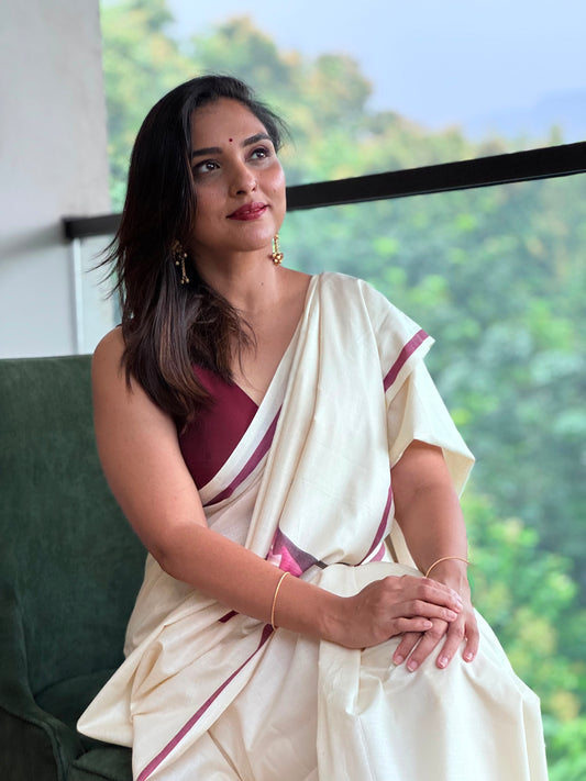 ITHAL (ഇതൾ) – PURE COTTON DIGITAL PRINTED SAREE