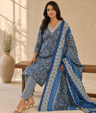 Elegant Cotton 3-Piece Set