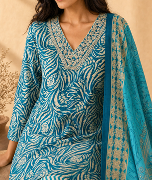 Elegant Cotton 3-Piece Set