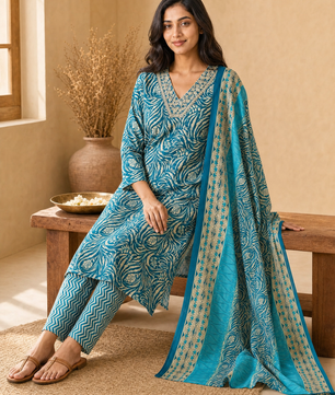 Elegant Cotton 3-Piece Set