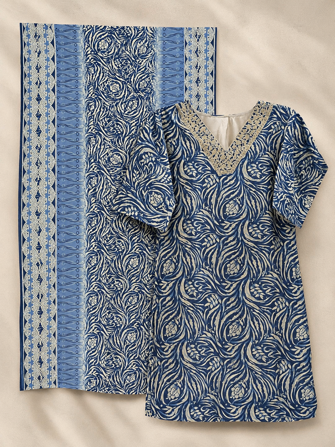 Elegant Cotton 3-Piece Set