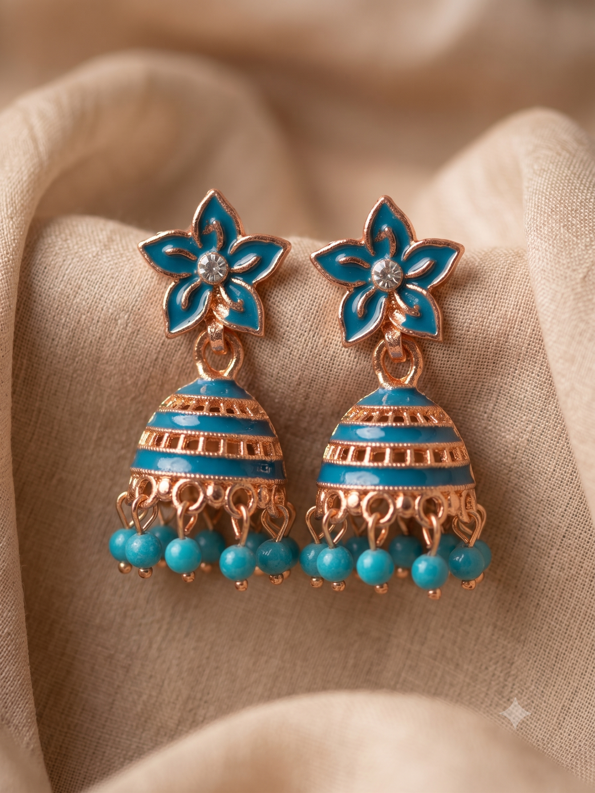 Chandrika Oxidised Jhumka