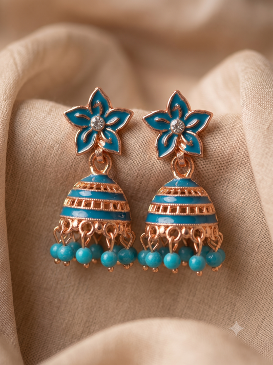 Chandrika Oxidised Jhumka