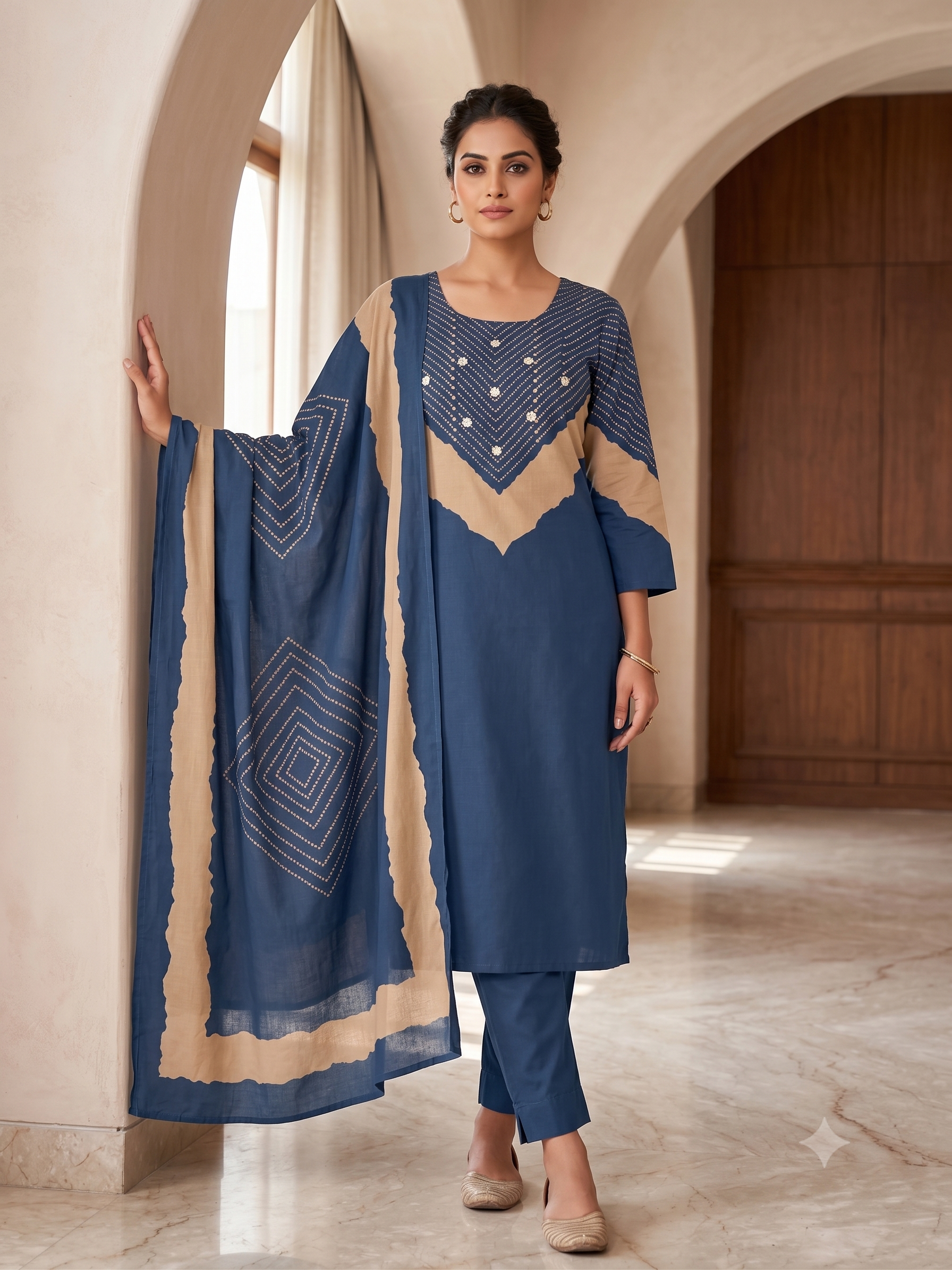 Elegant Traditional Kurta Set with Dupatta