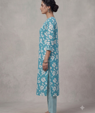 🩵 Sky Blue Serenity 3-Piece Suit