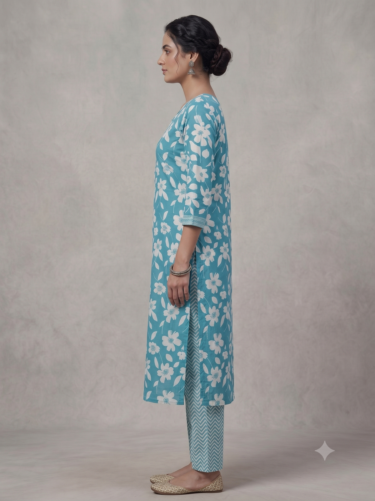 🩵 Sky Blue Serenity 3-Piece Suit