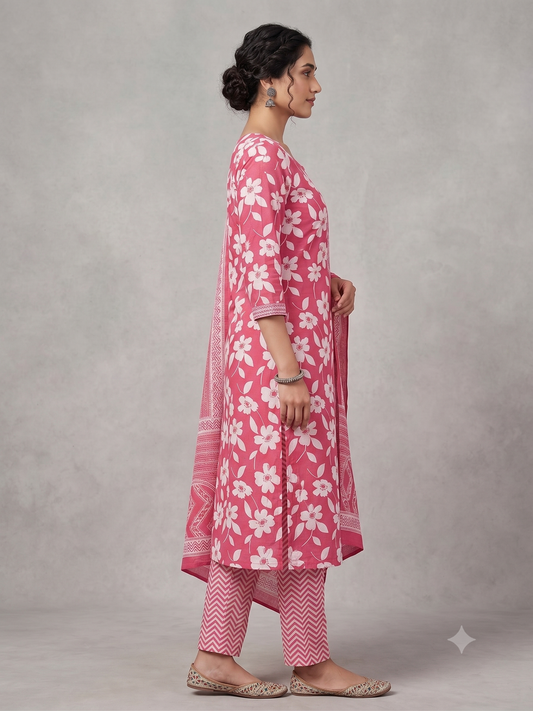 🌸 Blush Bloom 3-Piece Suit