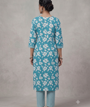 🩵 Sky Blue Serenity 3-Piece Suit