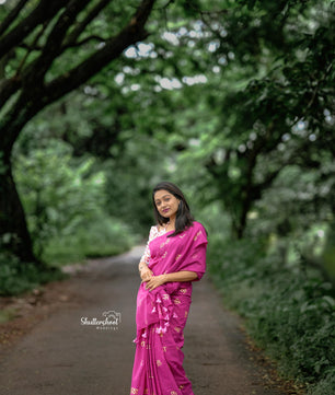 Tamil letters khadi cotton saree
