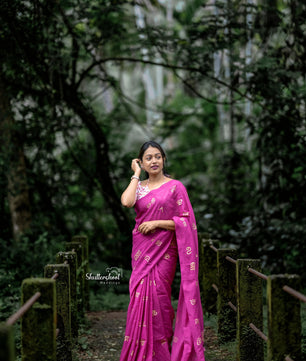 Tamil letters khadi cotton saree