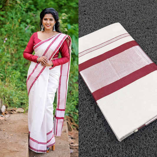 Naira Rose Gold tissue saree