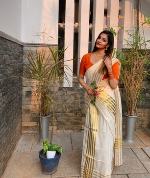 Cotton lines set mundu 2.80