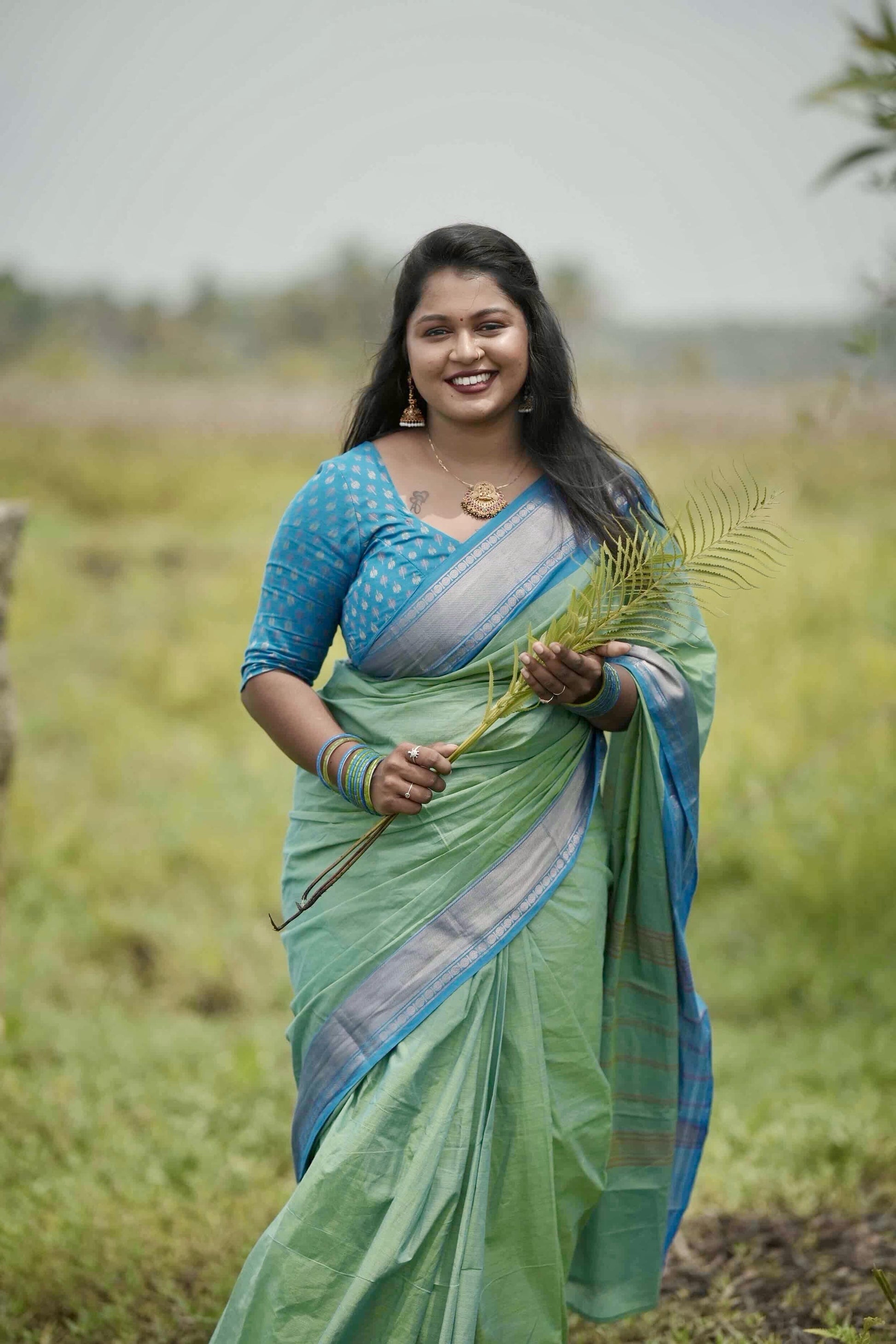 Chettinad 80s count cotton saree