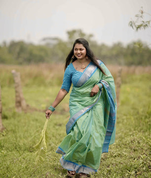Chettinad 80s count cotton saree
