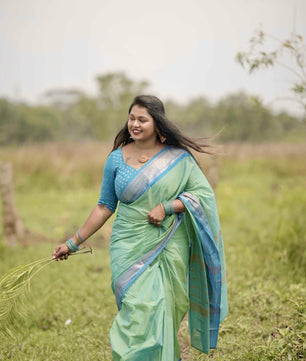 Chettinad 80s count cotton saree