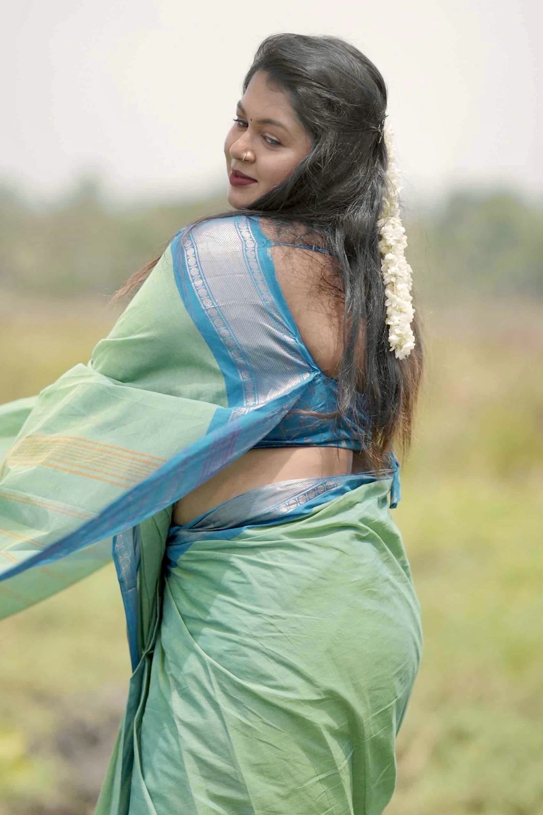 Chettinad 80s count cotton saree