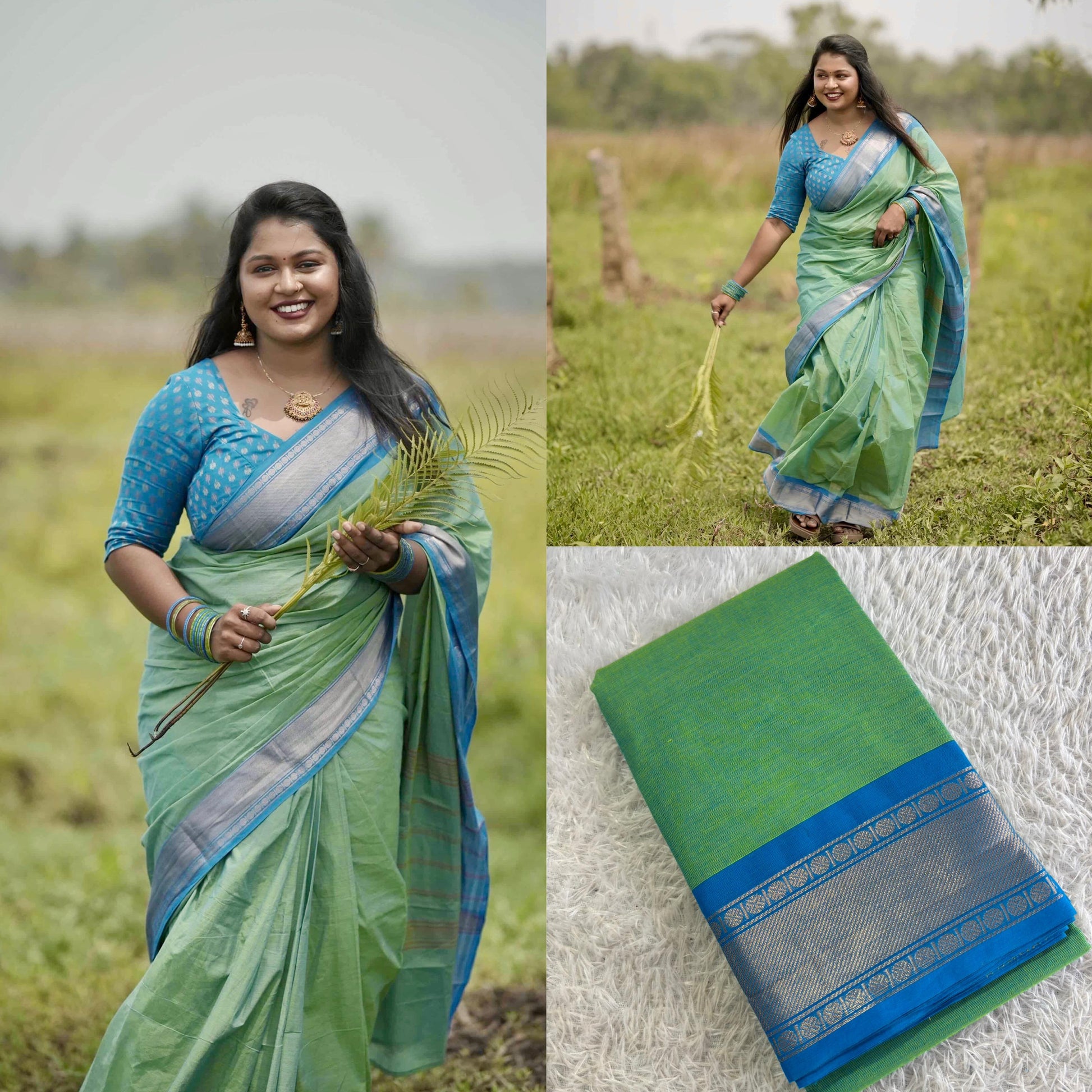 Chettinad 80s count cotton saree