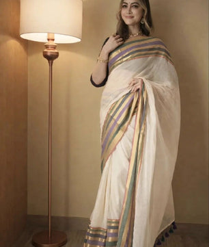 Mamtha inspired mul cotton saree