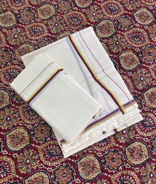 Pulyilakara with kasavu set mundu 2.80