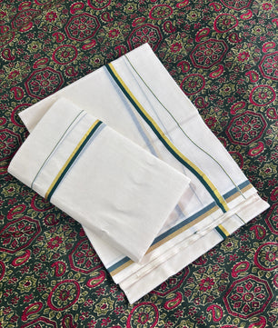 Pulyilakara with kasavu set mundu 2.80