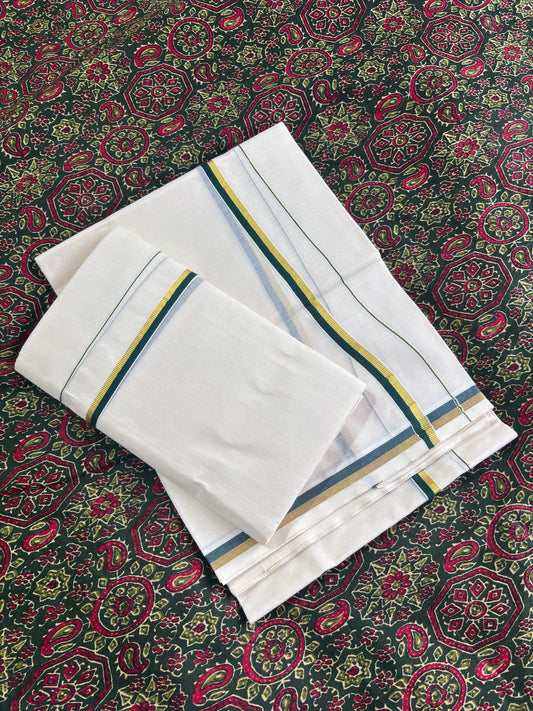 Pulyilakara with kasavu set mundu 2.80
