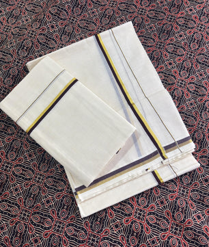 Pulyilakara with kasavu set mundu 2.80
