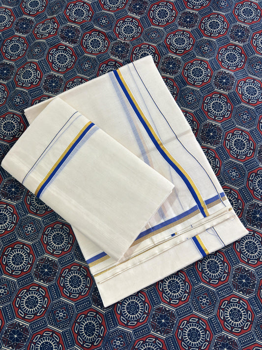 Pulyilakara with kasavu set mundu 2.80
