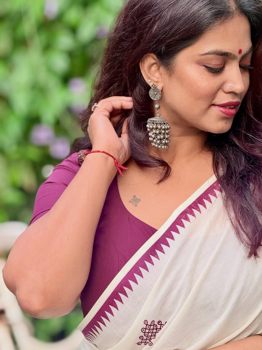 KOLAM SAREE: PURE COTTON PRINTED SAREE