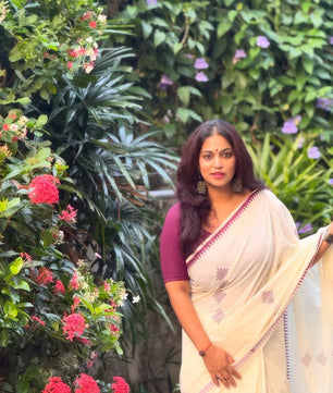 KOLAM SAREE: PURE COTTON PRINTED SAREE
