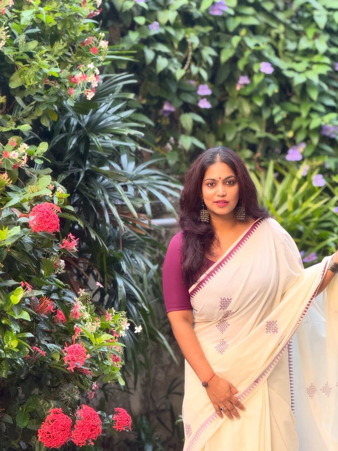 KOLAM SAREE: PURE COTTON PRINTED SAREE