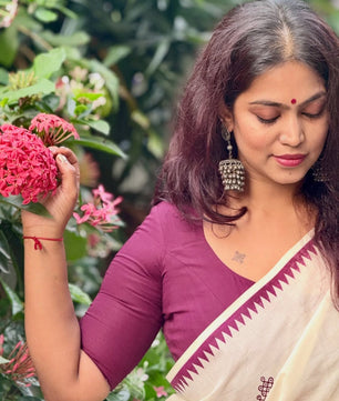 KOLAM SAREE: PURE COTTON PRINTED SAREE