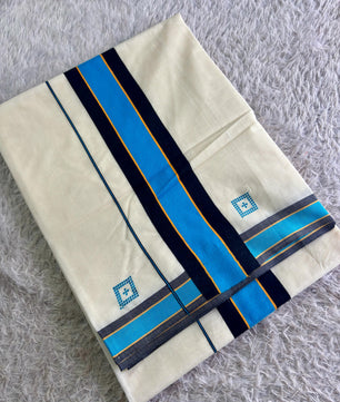 Neelakattam- Cotton Handloom replica sareee