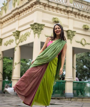 Pastel Pulse : 3 Shade Pastel colour Cotton Saree