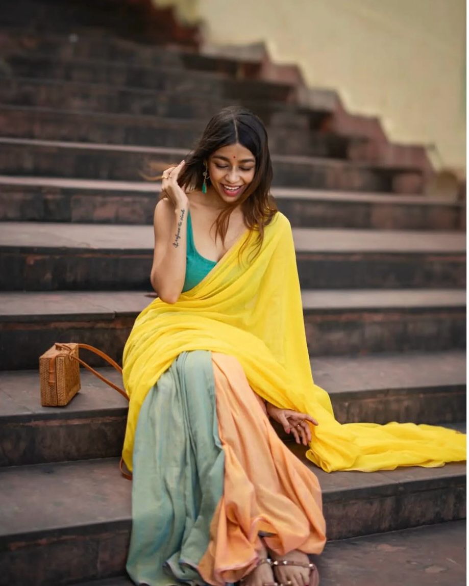 Pastel Pulse : 3 Shade Pastel colour Cotton Saree