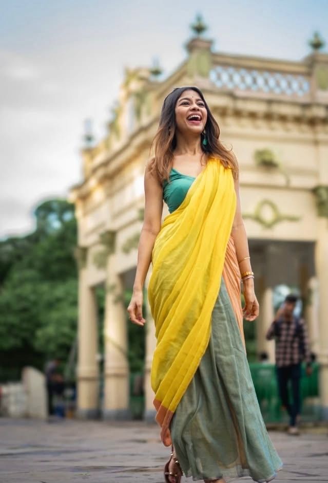 Pastel Pulse : 3 Shade Pastel colour Cotton Saree