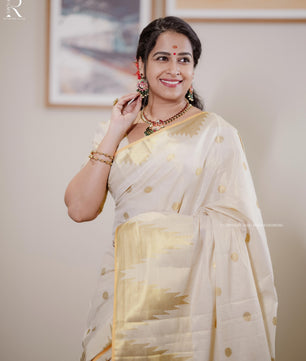 Handloom Replica Sadhika tissue saree