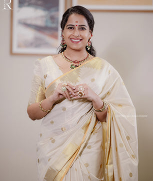 Handloom Replica Sadhika tissue saree