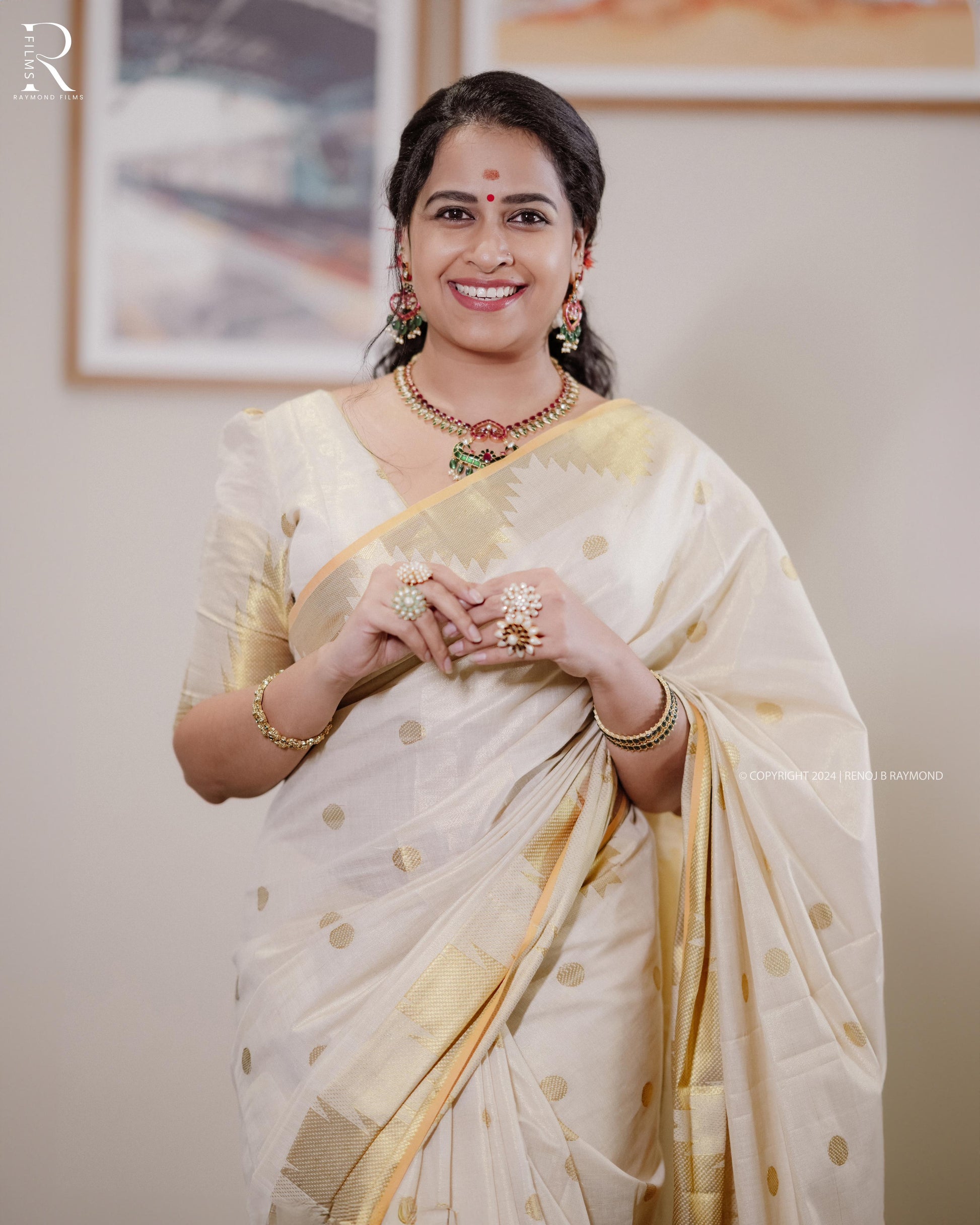 Handloom Replica Sadhika tissue saree