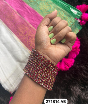Heart Glass Bangles