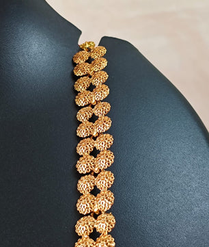 Elagent  premium gold ball haram with pendent