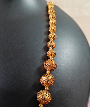 Premium Golden ball haram with pendent