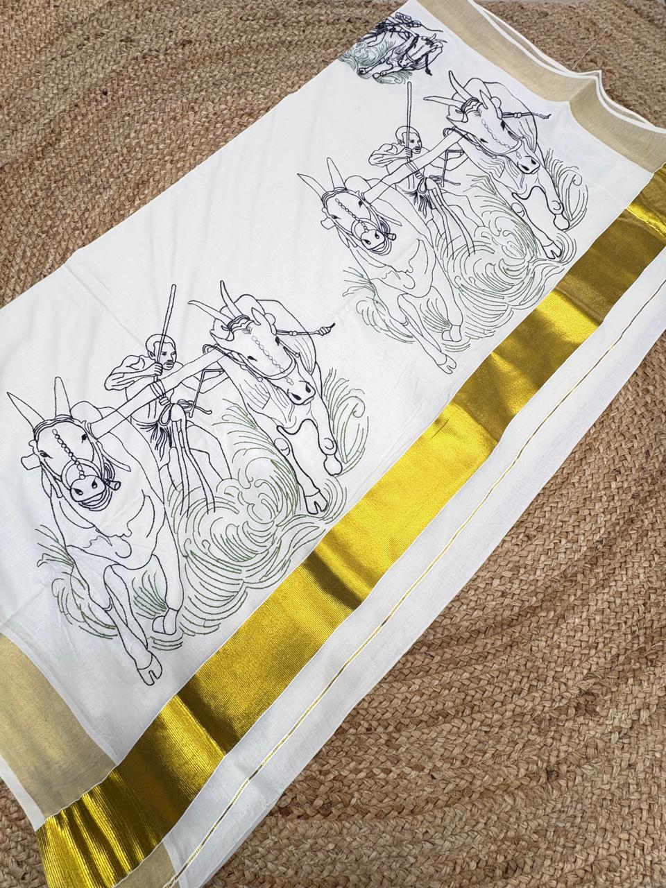 The Kalapottu : Thread work dedication to Kalapottu race