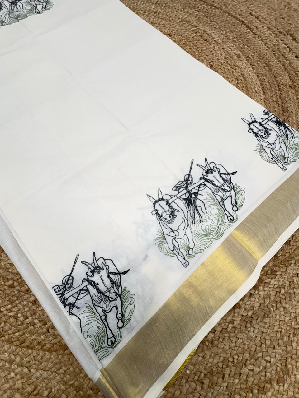 The Kalapottu : Thread work dedication to Kalapottu race
