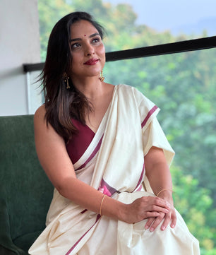 ITHAL (ഇതൾ) – PURE COTTON DIGITAL PRINTED SAREE