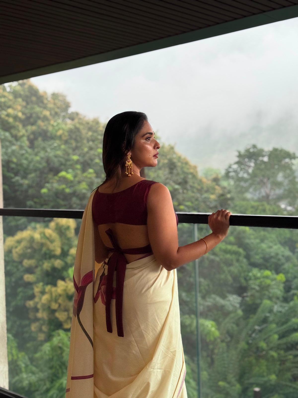 ITHAL (ഇതൾ) – PURE COTTON DIGITAL PRINTED SAREE