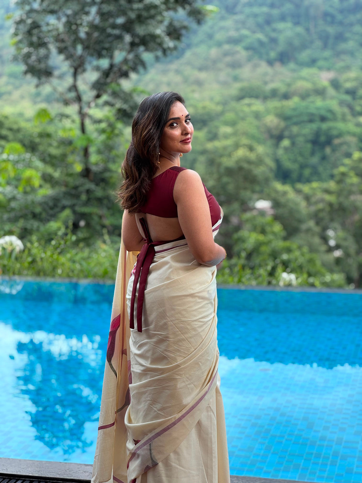 ITHAL (ഇതൾ) – PURE COTTON DIGITAL PRINTED SAREE