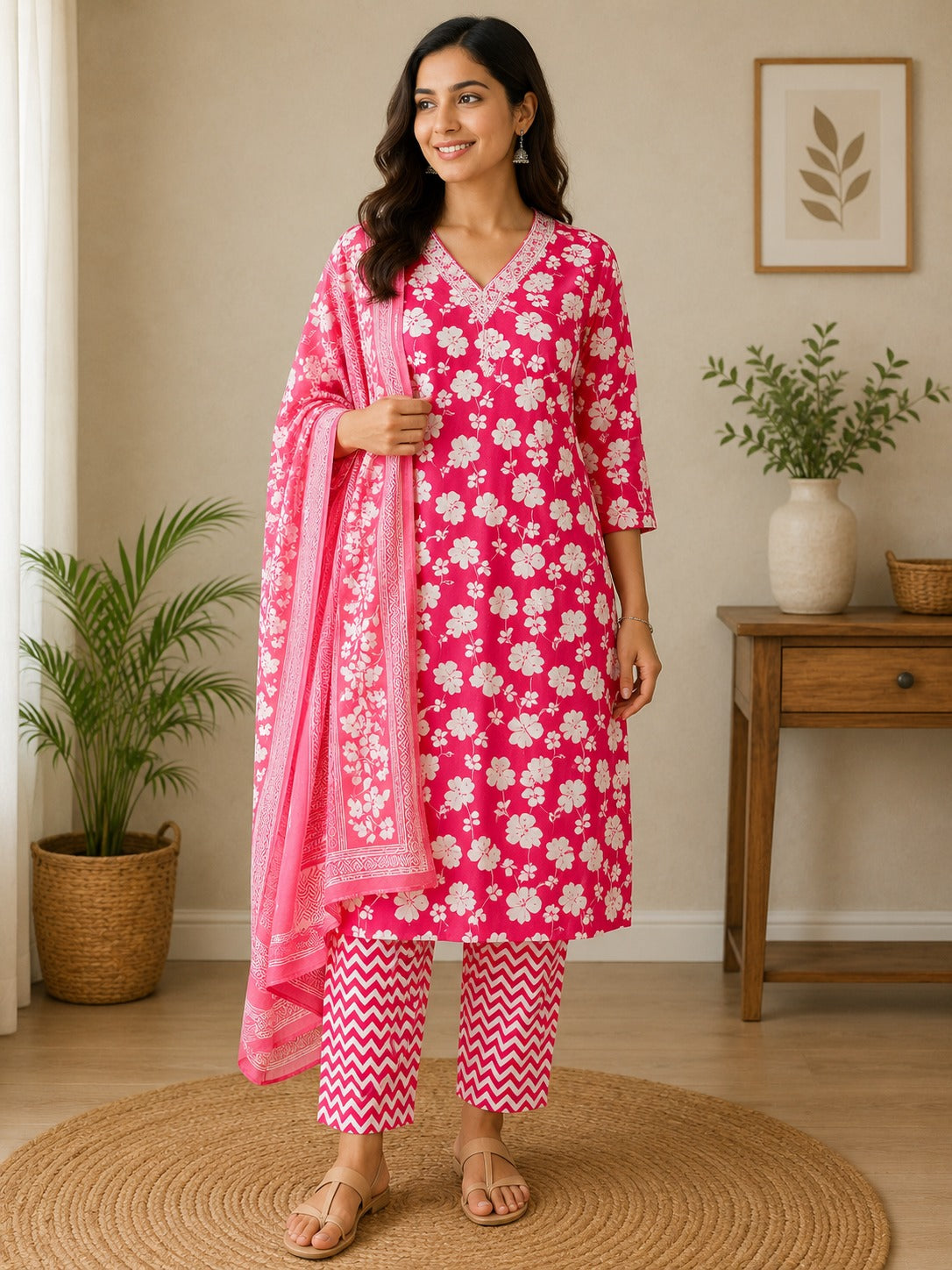 Pink Grace 3-Piece Suit