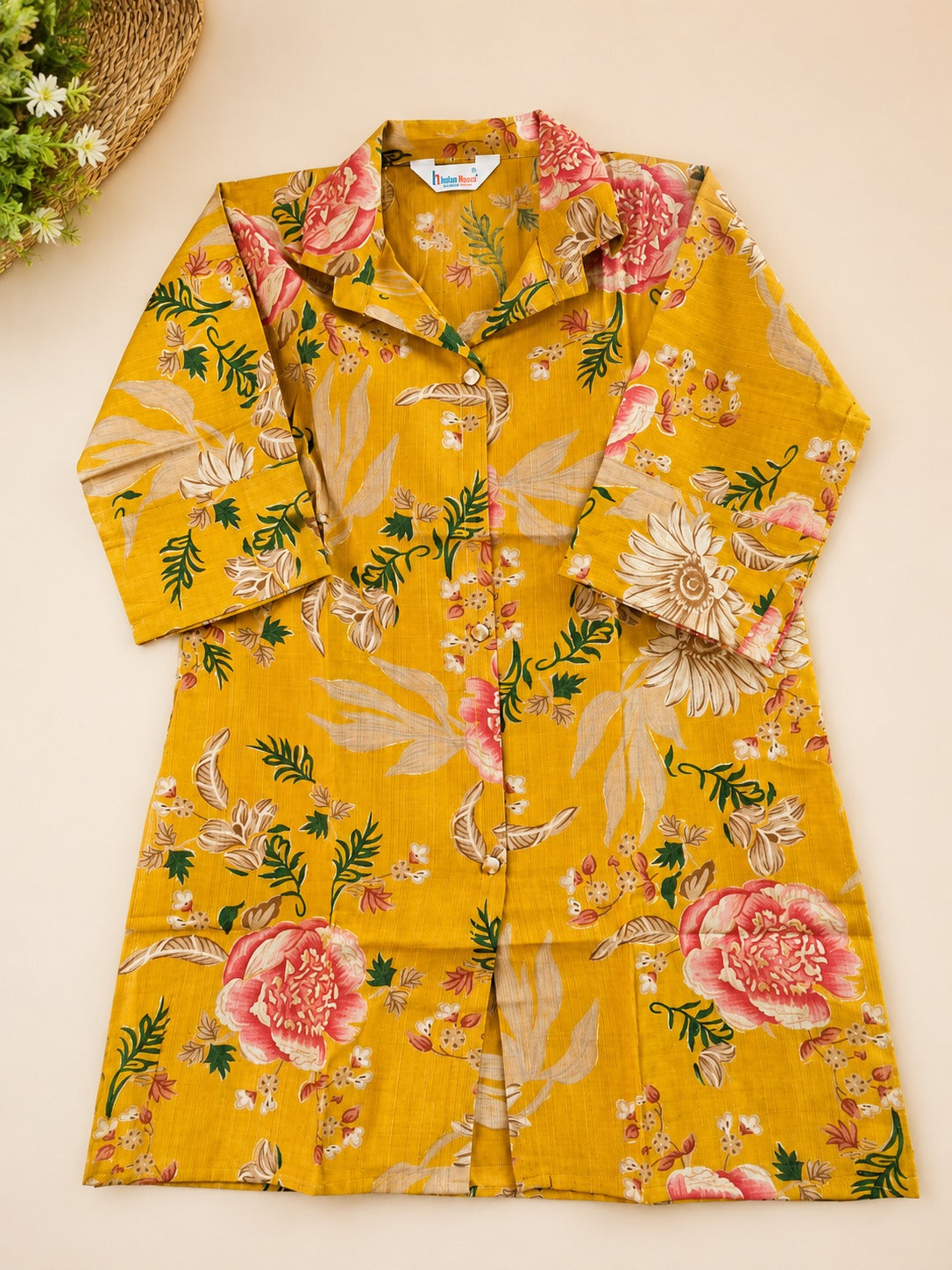 2-Piece Mustard Yellow Co-Ord Set