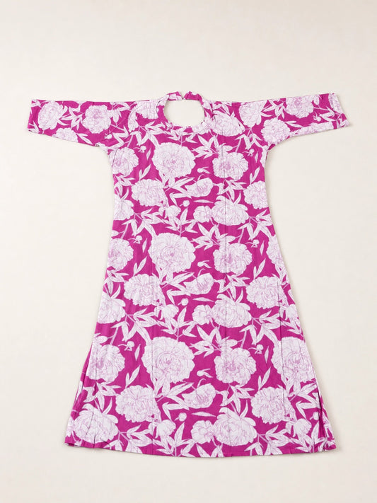 Pink Blush A-Line 2-Piece Kurti Set