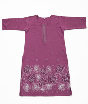 Deep Magenta-Purple Mulberi Kurti